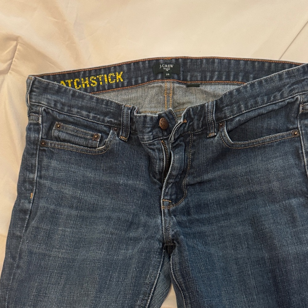 J.Crew Matchstick Denim Jeans in Classic Blue